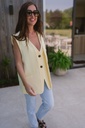Pastel yellow vest
