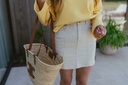 Skirt Una Denim Egret