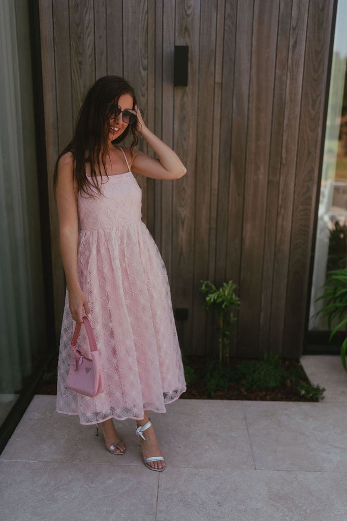 Strap Dress Ista Coral Blush
