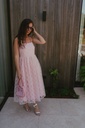Strap Dress Ista Coral Blush