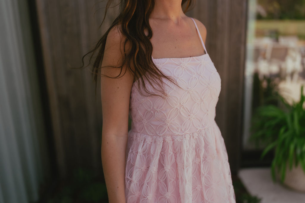 Strap Dress Ista Coral Blush