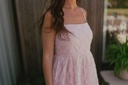 Strap Dress Ista Coral Blush