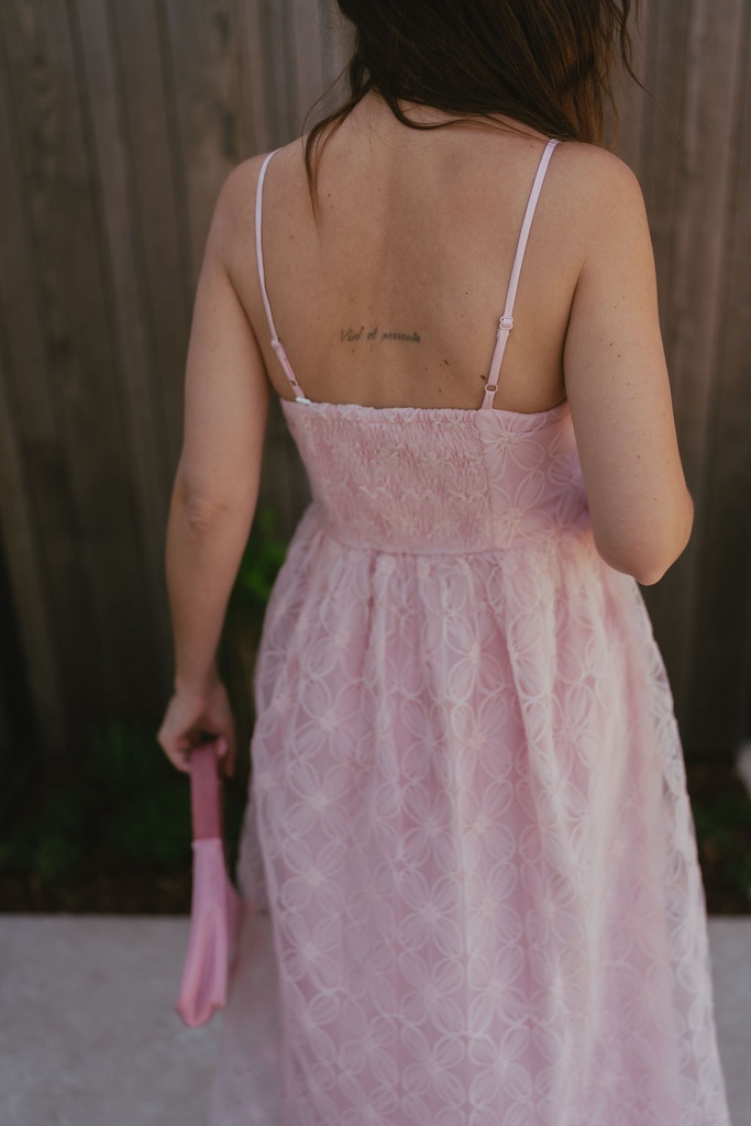 Strap Dress Ista Coral Blush