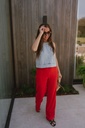 Trouser Isobel High Risk Red