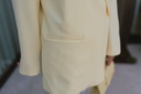 Oversized blazer pastel yellow