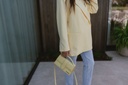 Oversized blazer pastel yellow
