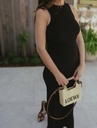 Anna Ankle Tank Dress Black