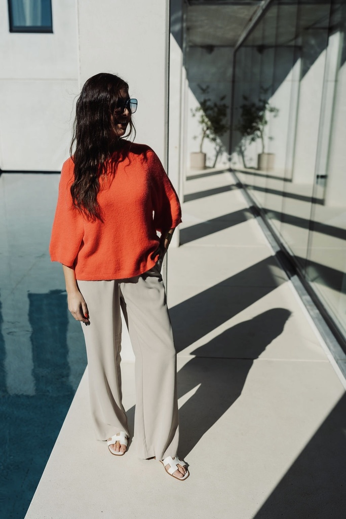 Summer Knit Coral