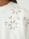 Sally Boxy Tee Star White