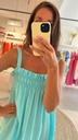 Strap Dress Aqua