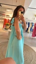 Strap Dress Aqua