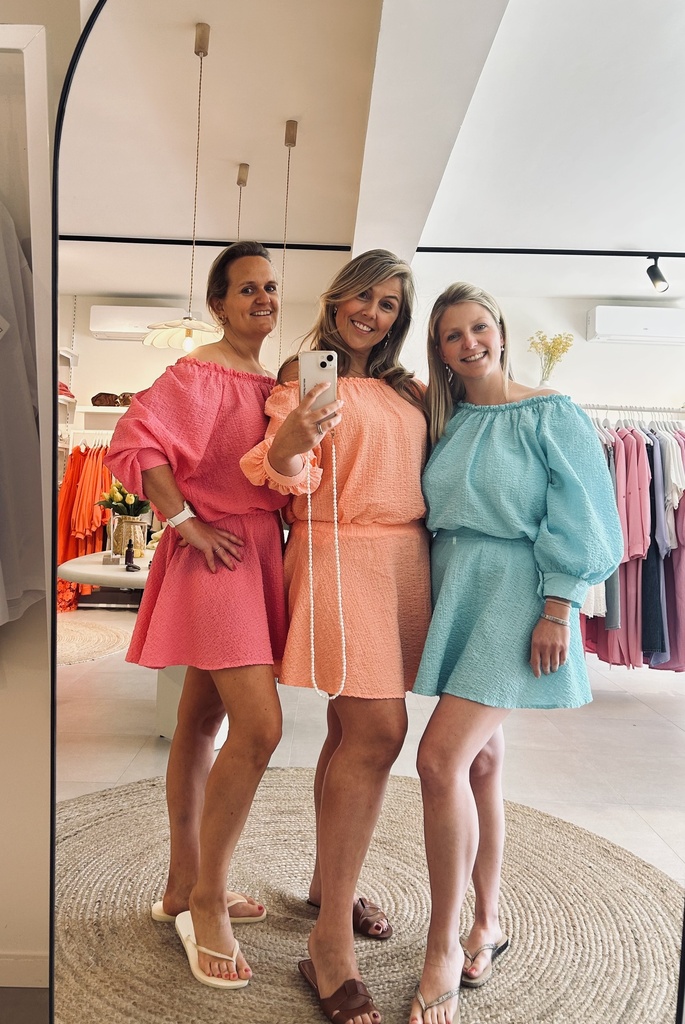 SC Off Shoulder Blouse Emma Aqua