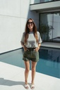 Denim Classic Short Khaki