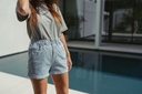 Denim Short Light Blue
