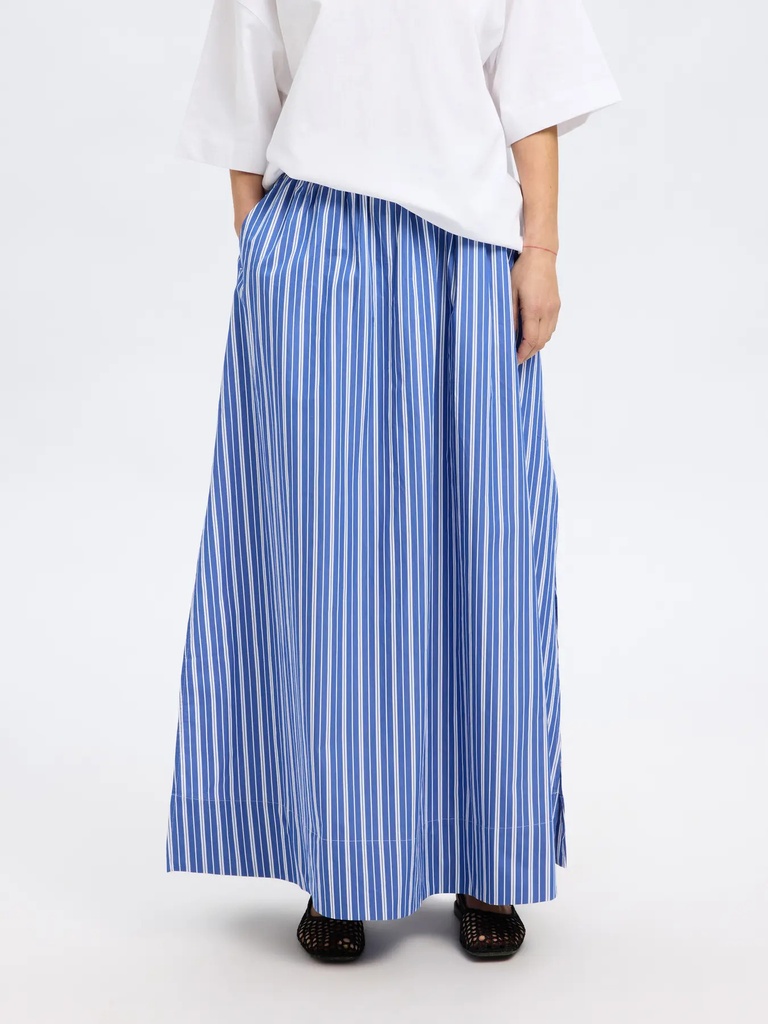 Skirt Fia Striped Dazzling Blue