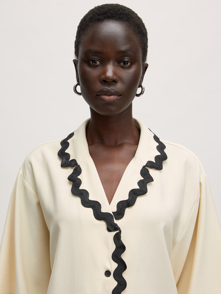 Shirt Janett Banana Crepe