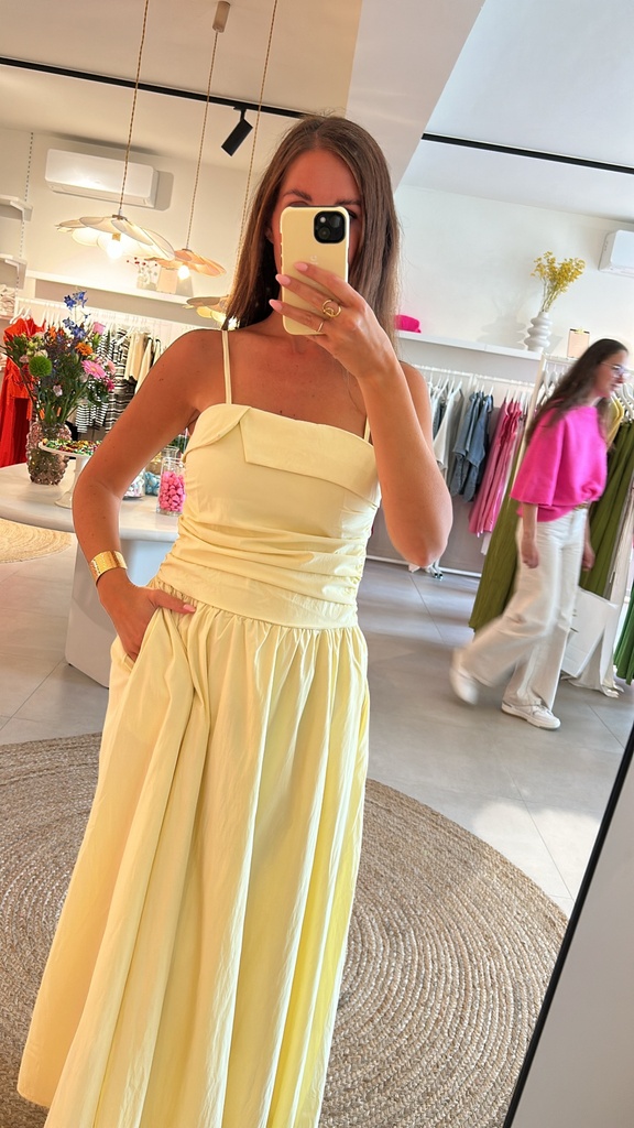 Dress Donna Pastel Yellow