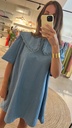 Mini Jeans Dress Lily Light Blue