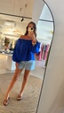 Off Shoulder Blouse Sophia Cobalt
