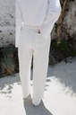 Denim Pants Dad Fit White