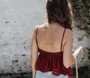Strap Top Bea Burgundy