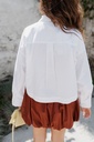 Lisa Mini Balloon Skirt Brown