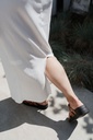 Elora Long Skirt White