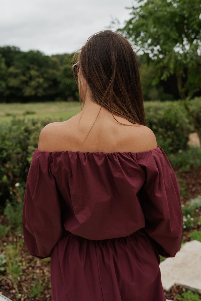 Blouse Alice Burgundy