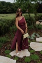 Long Skirt Louise Burgundy
