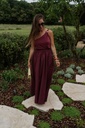 Long Skirt Louise Burgundy