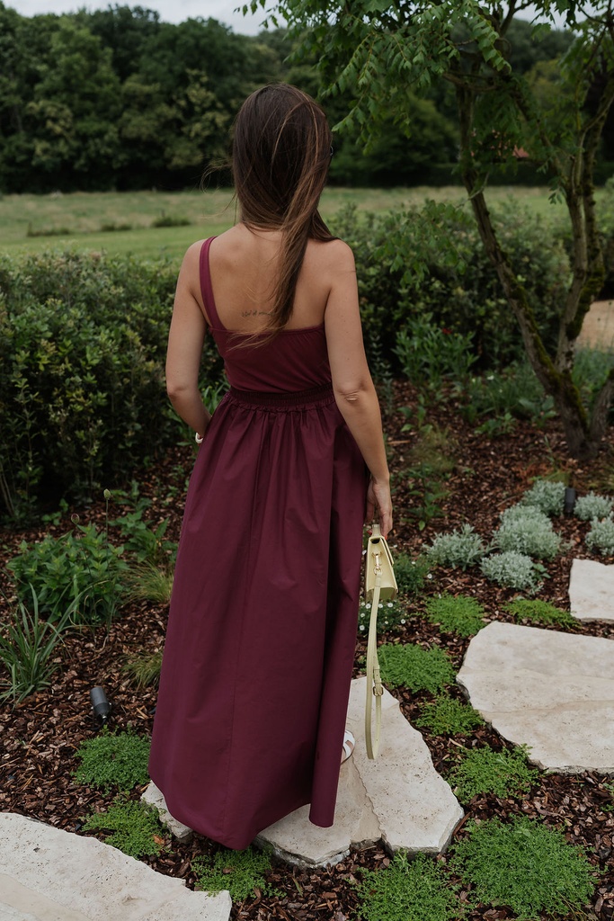Long Skirt Louise Burgundy