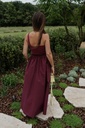 Long Skirt Louise Burgundy