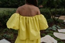 Off Shoulder Blouse Celeste GialloGreen
