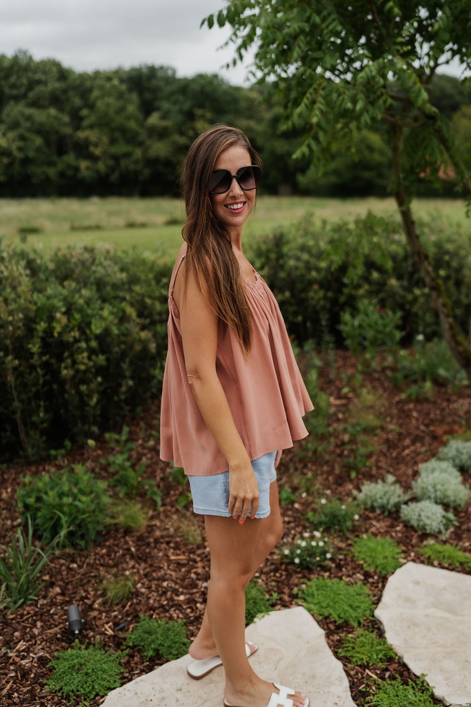 Strap Top Leonce Vieux Rose