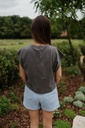 Cropped Top Grey