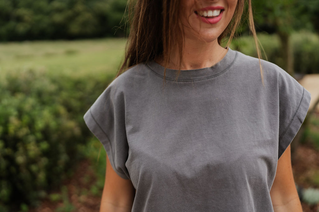 Cropped Top Grey