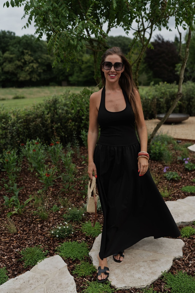 Maxi Halterdress Black