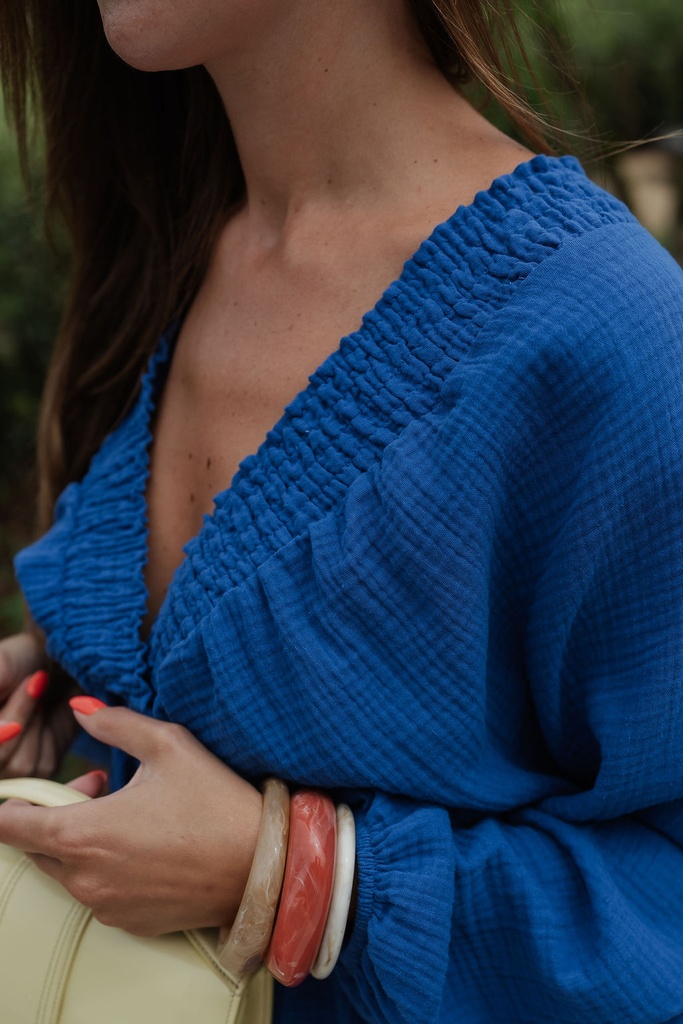 Short Tetra Dress Cobalt