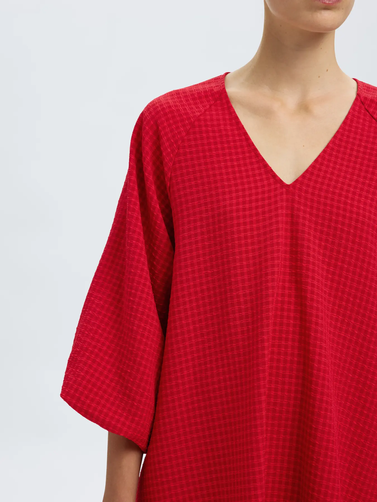 3/4 Dress Amida Red
