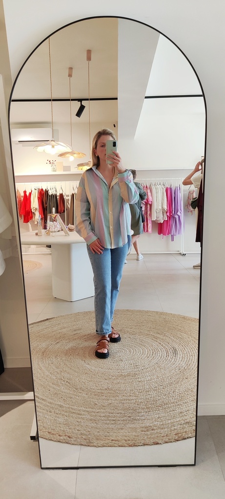 Striped Blouse Pastel