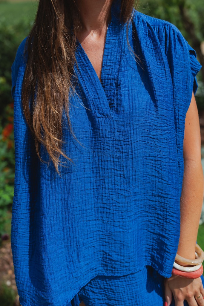 Blouse Emma Blue