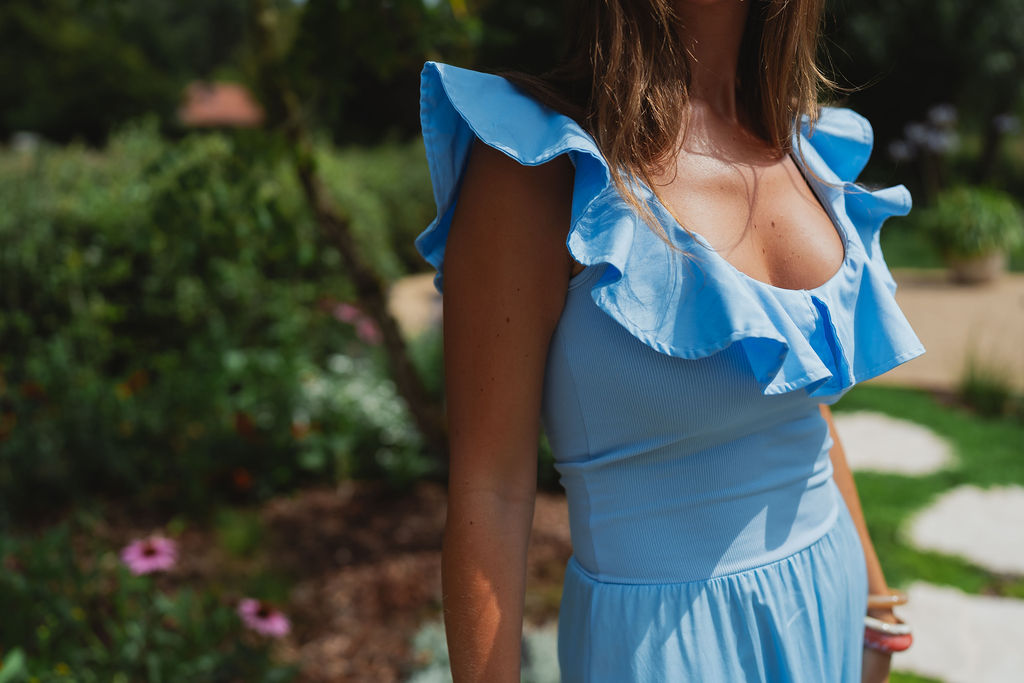 Spanish Dress Light Blue