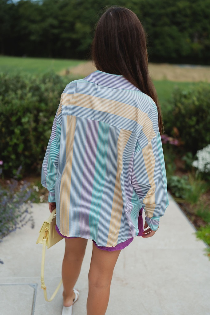 Striped Blouse Pastel