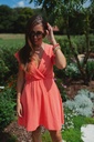 Short Coral dress