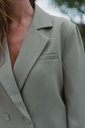 Blazer with belt tilleuil