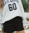 Denim Short Black