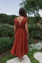 Maxi dress Terracotta