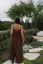 Maxi Strap Jumpsuit Brown
