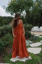 Maxi Strap Jumpsuit Terracotta