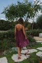 Mini dress burgundy